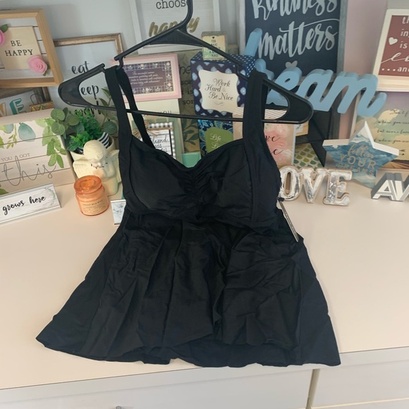 5 for $25- NWT Aqua Eve Tank Top/ or Swimsuit Top size Large - Picture 10 of 12